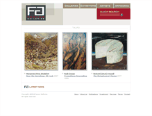 Tablet Screenshot of fernergalleries.co.nz